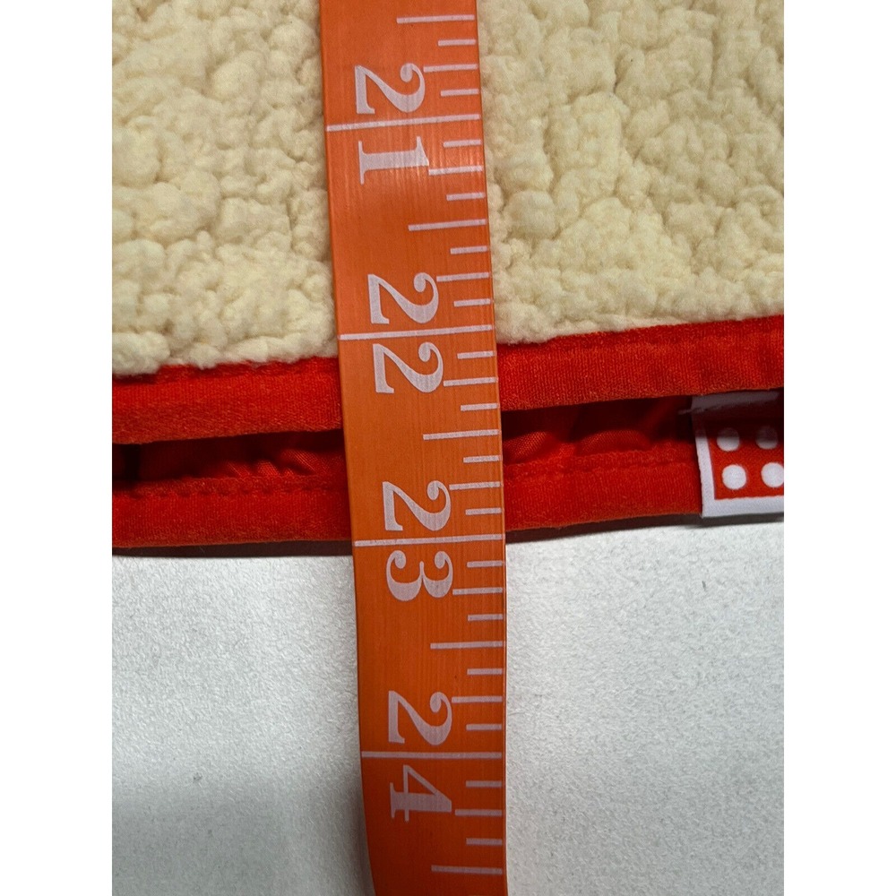 Lego Collection Deep Pile Sherpa Women Size XS Fleece Coat Contrast Pocket - Picture 6 of 6